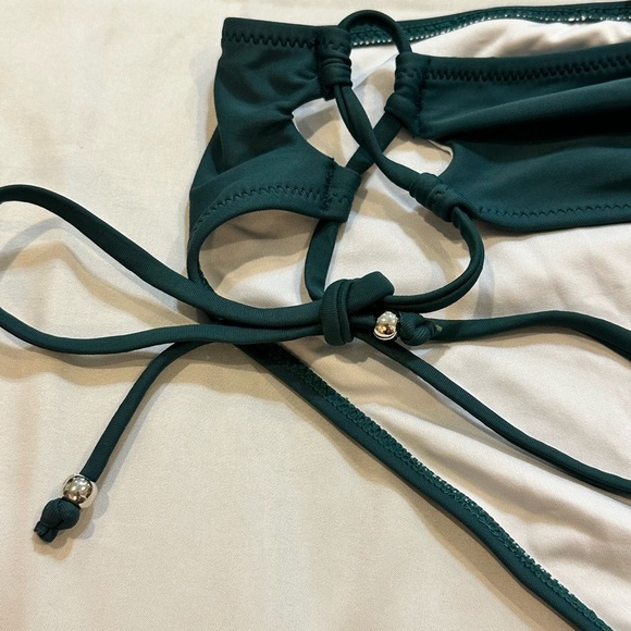 Cupshe Green and White Striped Bikini - Picture 11 of 11